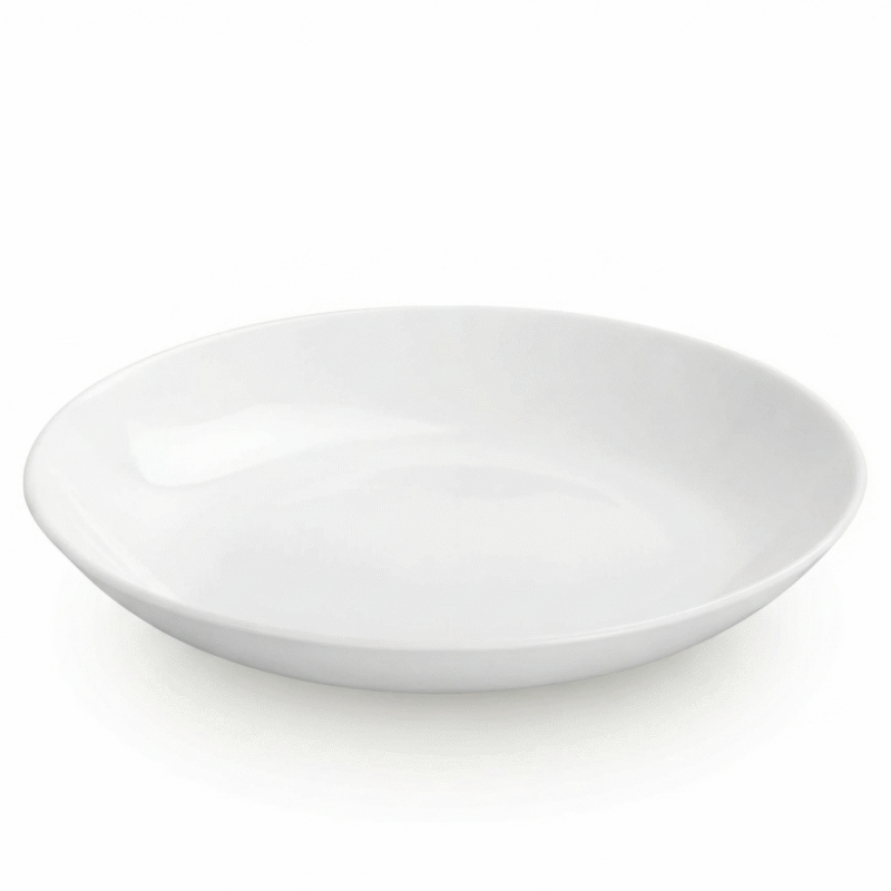 Talerz głęboki 30.5 cm biały porcelanowy biały porcelanowy WL-991119/A