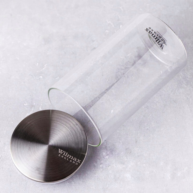 Słoik szklany z metalową pokrywą 1100 ml WL-888515/A