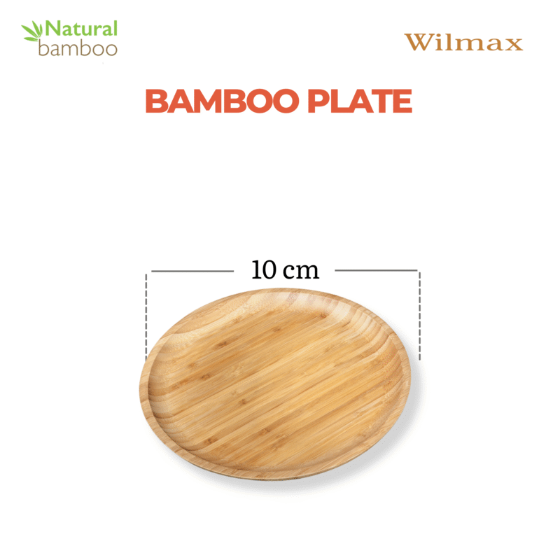 Talerz bambusowy 10 cm WL-771028/A