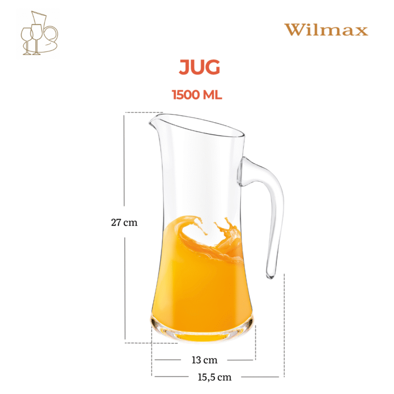 Dzbanek szklany 1500 ml WL-888313/1C