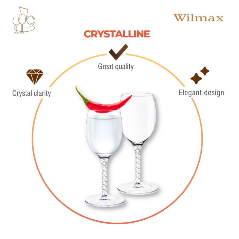 Kieliszek do wódki i likieru 65 ml zestaw 2 sztuki WL-888111/2C