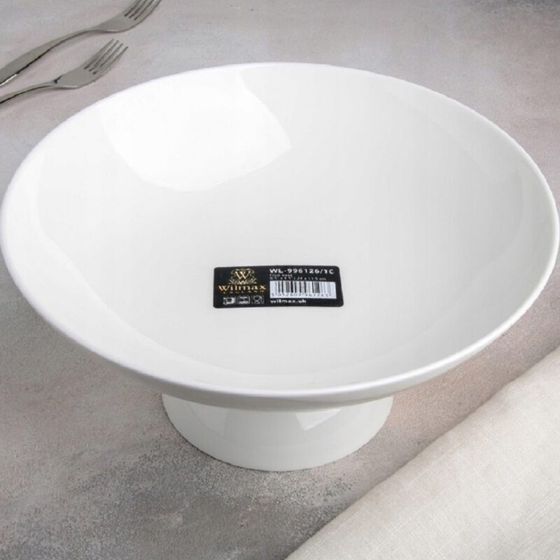 Waza na owoce biała porcelanowa 24x11,5 cm WL-996126/A