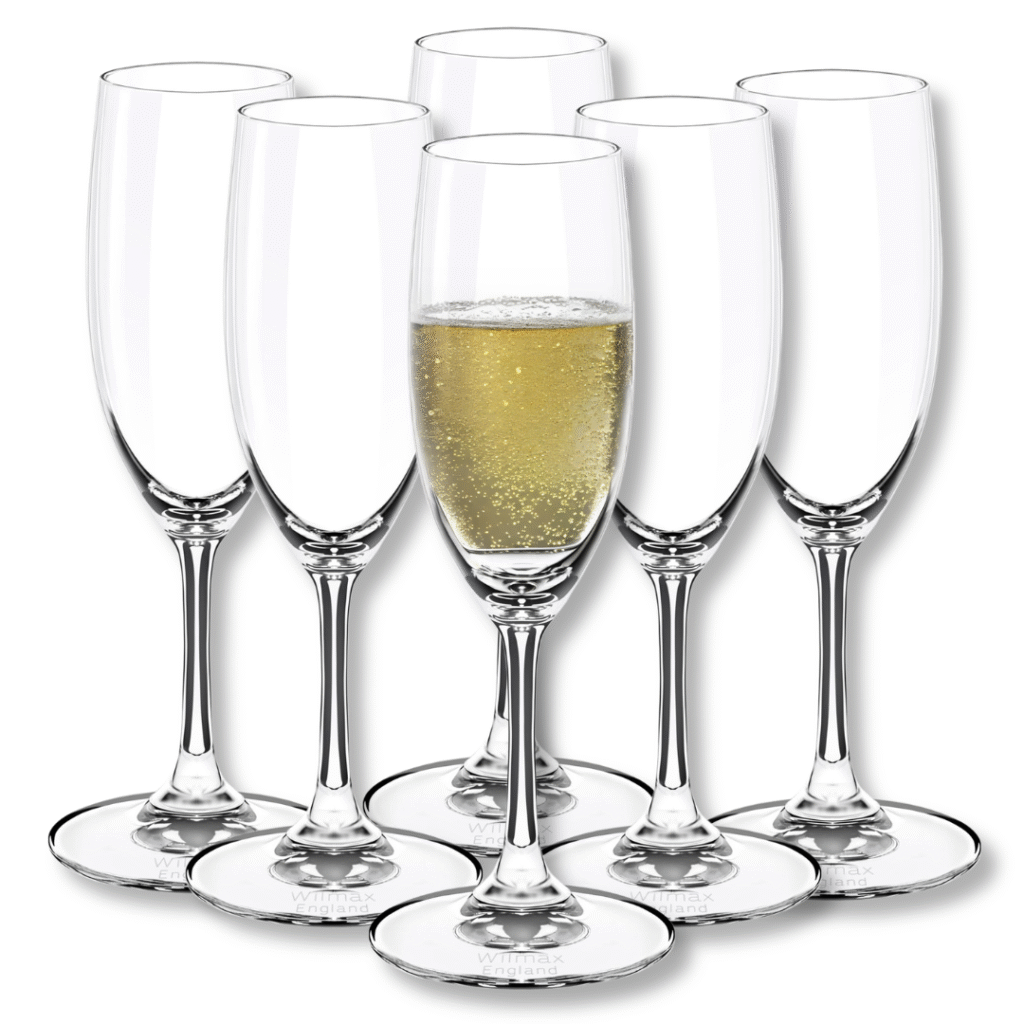 Kieliszek do szampana 230 ml zestaw 6 sztuk WL-888027/6A