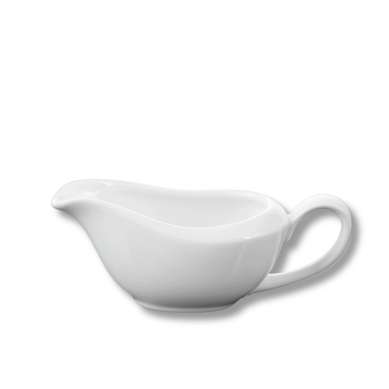 Sosjerka 400 ml biała porcelanowa WL-996113/A