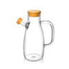 Smukła szklana butelka na oliwę 1000 ml, wysokość 23 cm, Wilmax
