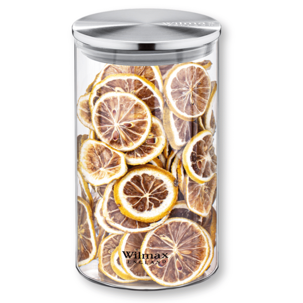 Słoik szklany z metalową pokrywą 1100 ml WL-888515/A