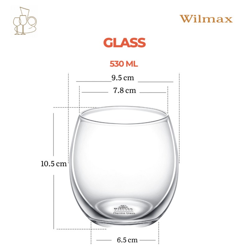 Szklanka na napoje 530 ml WL-888640/A