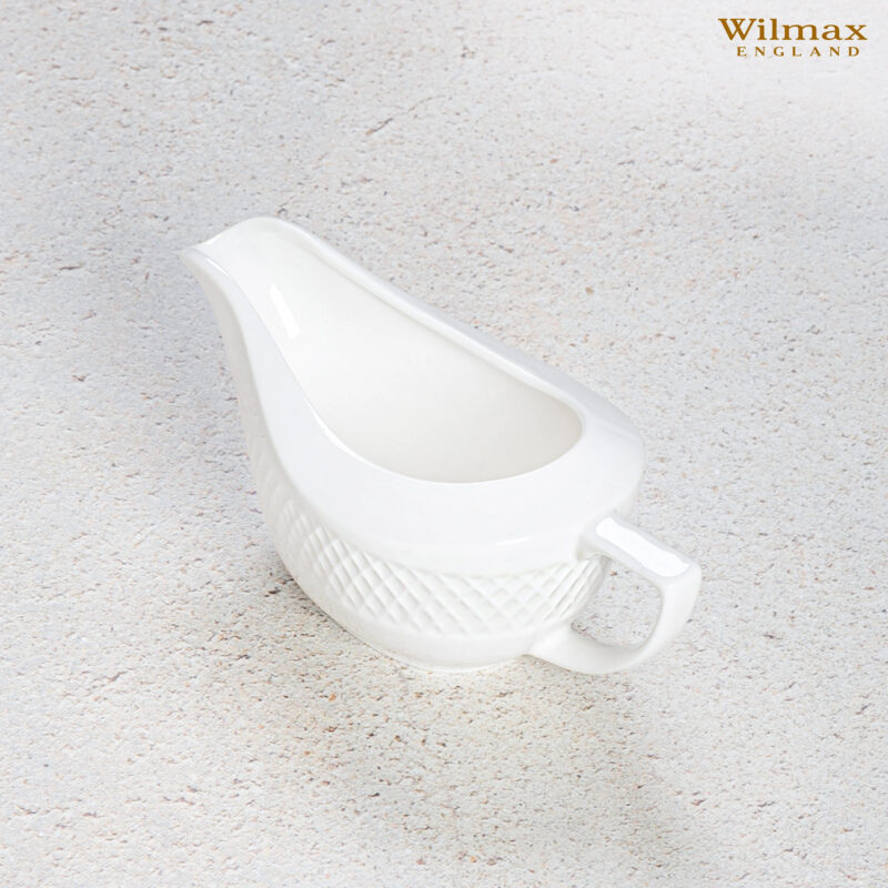 Sosjerka biała porcelanowa 230 ml zestaw 1 sztuka WL-880123/1C