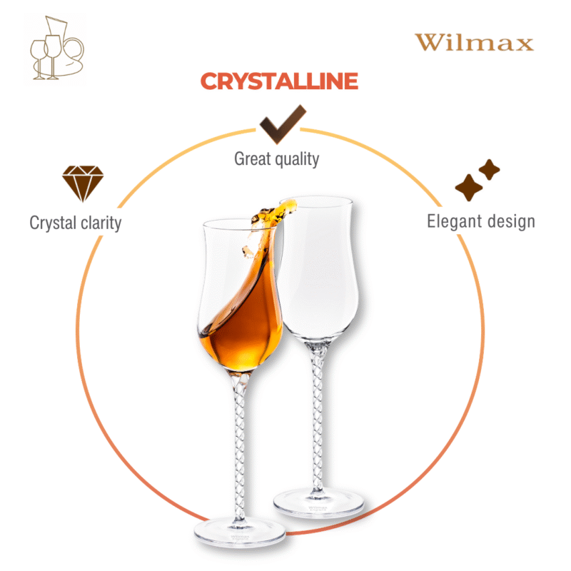 Kieliszek do sherry 130 ml zestaw 2 sztuki WL-888110/2C