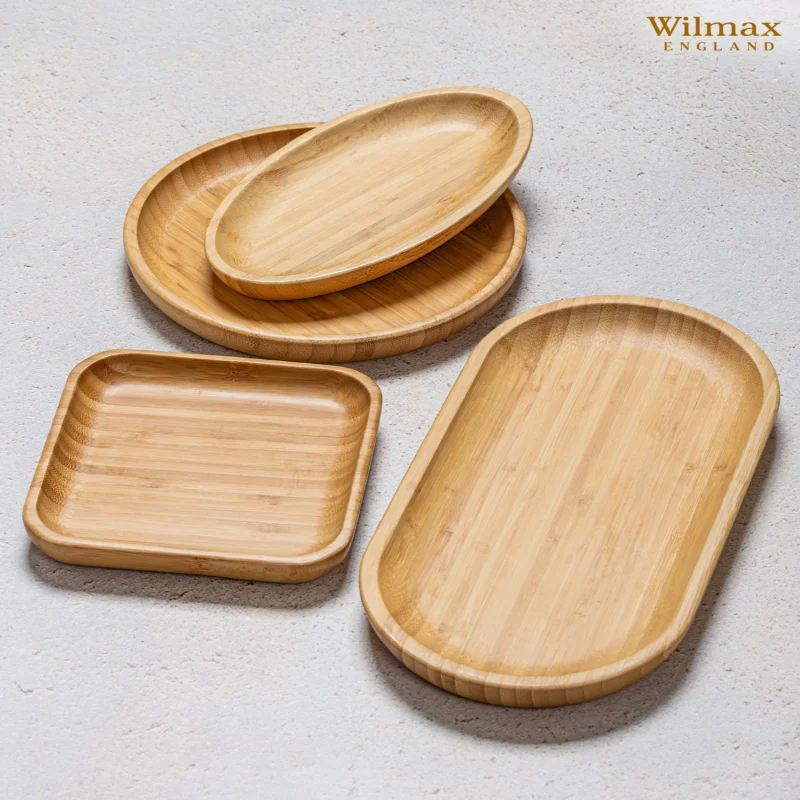 Talerz bambusowy 10 cm WL-771028/A