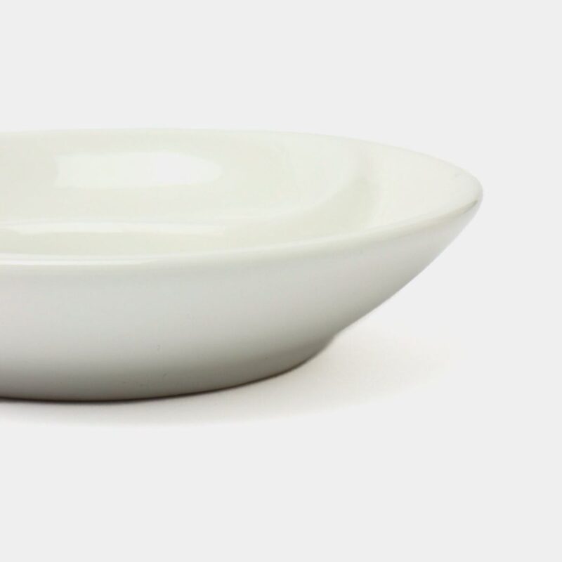 Talerzyk dzielony 9 cm biały porcelanowy WL-996049/A