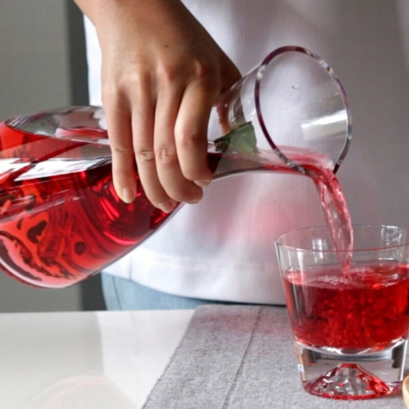 Karafka szklana 1000 ml WL-888369/1C