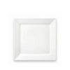 Kwadratowy talerz deserowy 25x25 cm, porcelana Wilmax, kolekcja Atrium