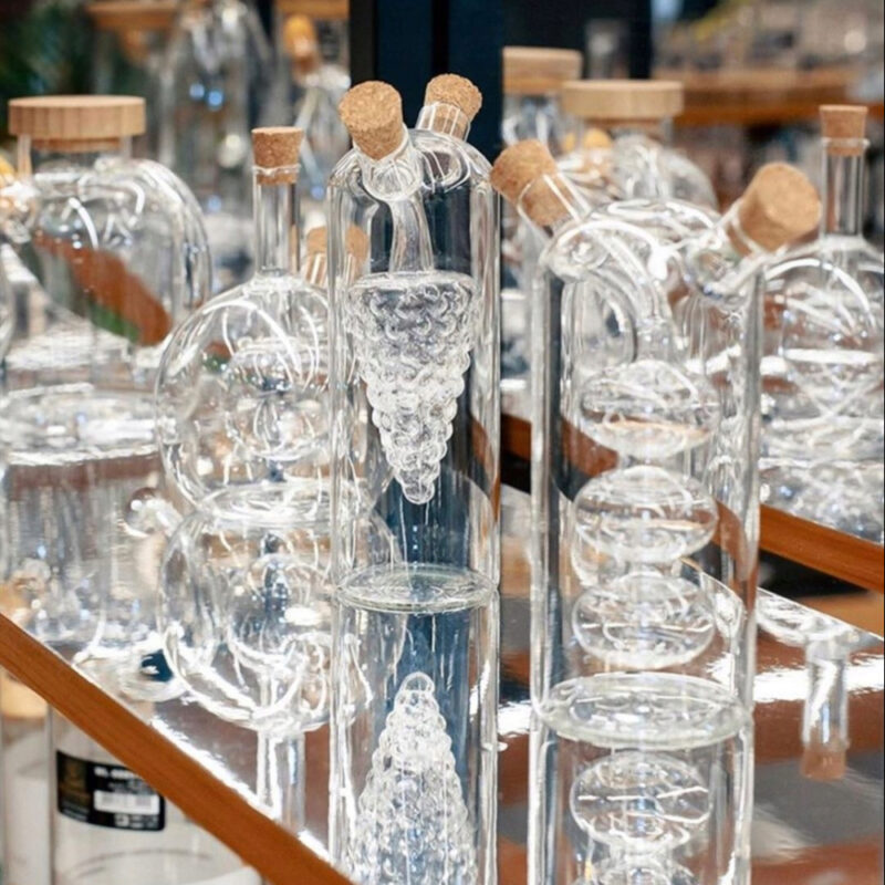 Szklana butelka na ocet i oliwę 250 ml / 50 ml WL-888955/A