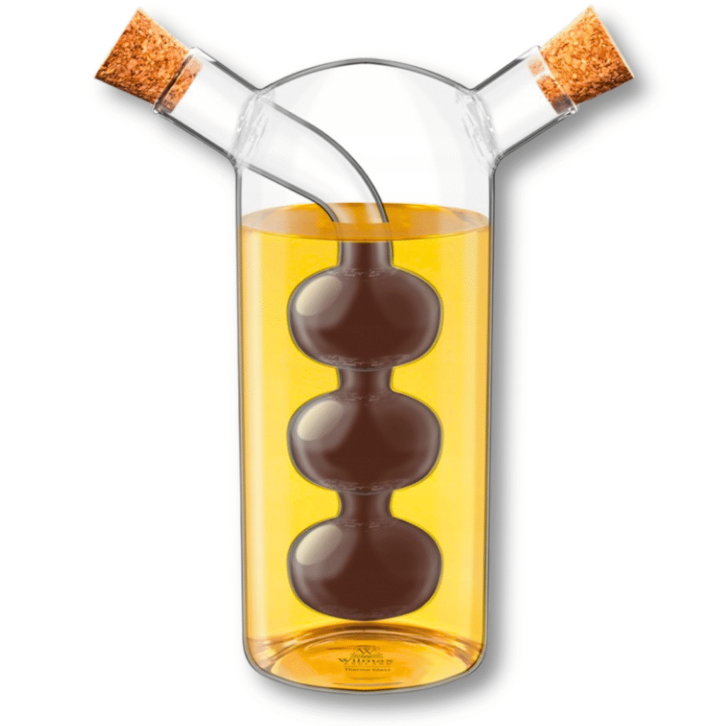 Szklana butelka na ocet i oliwę 300 ml / 60 ml WL-888956/A