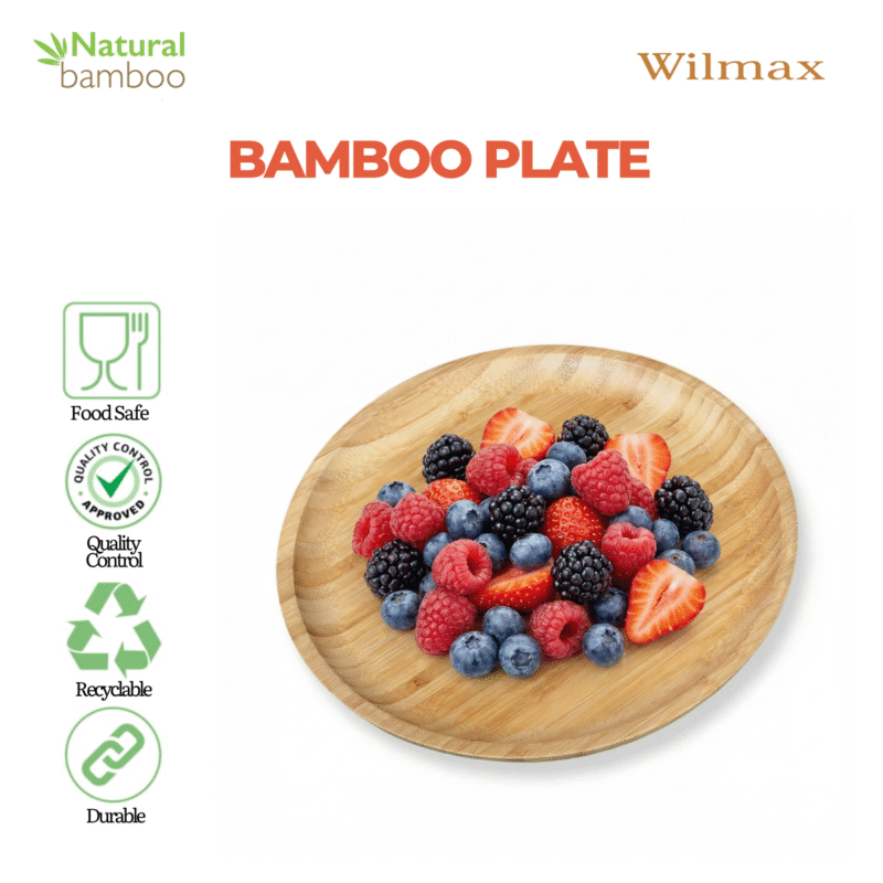 Talerz bambusowy 15 cm WL-771030/A