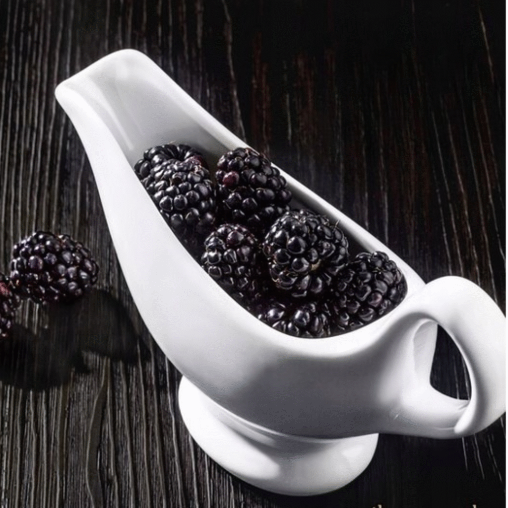 Sosjerka 75 ml biała porcelanowa WL-996114/A
