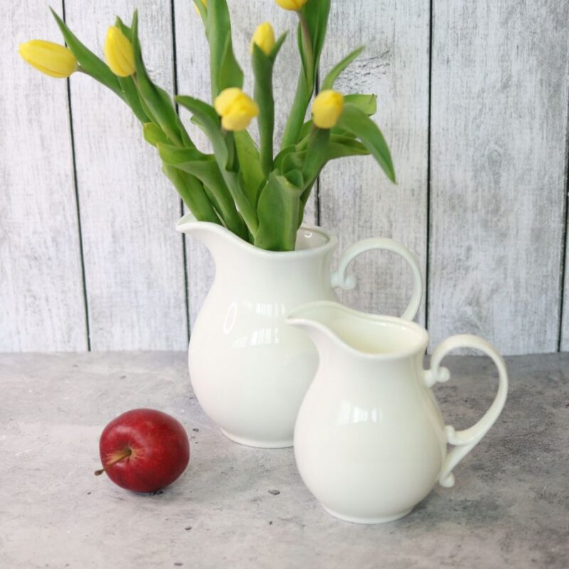 Dzbanek biały porcelanowy 1600 ml WL-995037/A