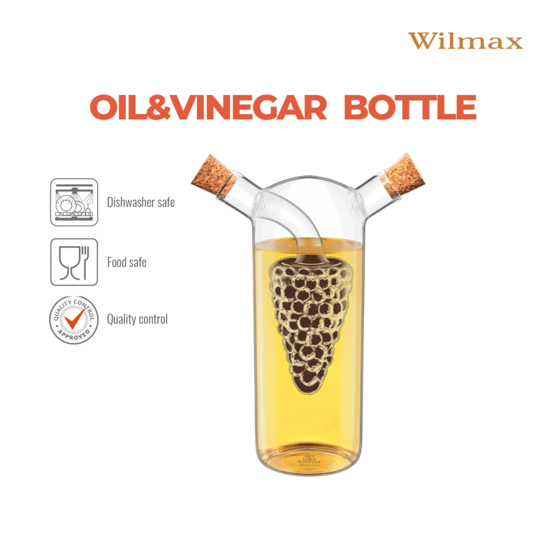 Szklana butelka na ocet i oliwę 250 ml / 50 ml WL-888955/A