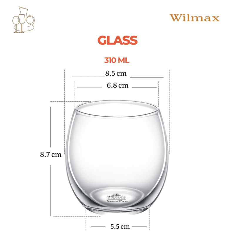 Szklanka na napoje 310 ml WL-888639/A