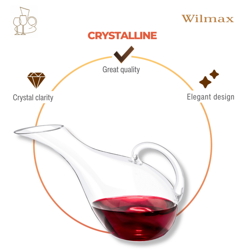 Karafka szklana do wina 1500 ml WL-888342/1C