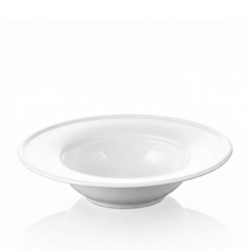 Talerz głęboki 23 cm.395 ml biały porcelanowy WL-991020/A