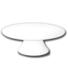 Cake platter 30x9 cm in Wilmax white porcelain