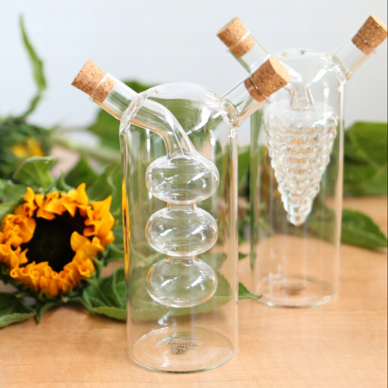 Szklana butelka na ocet i oliwę 250 ml / 50 ml WL-888955/A