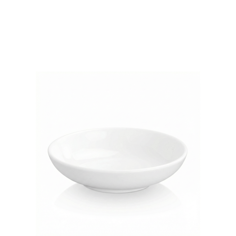 Talerzyk sojowy 10 cm biały porcelanowy WL-996078/A