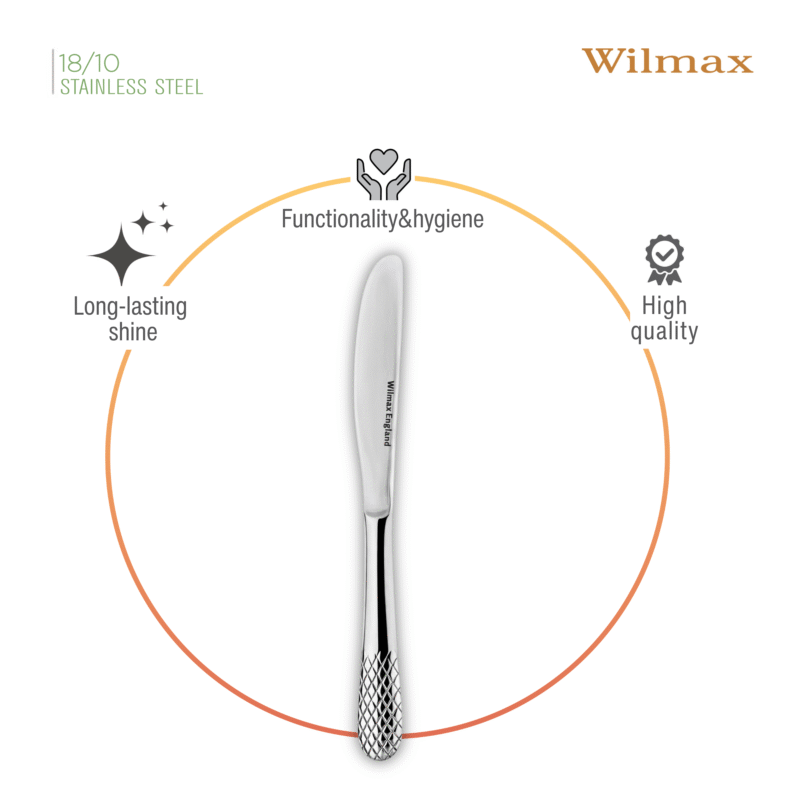 Nóż obiadowy 22 cm zestaw 6 sztuk WL-999200/6C