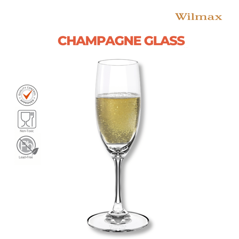 Kieliszek do szampana 230 ml zestaw 6 sztuk WL-888027/6A