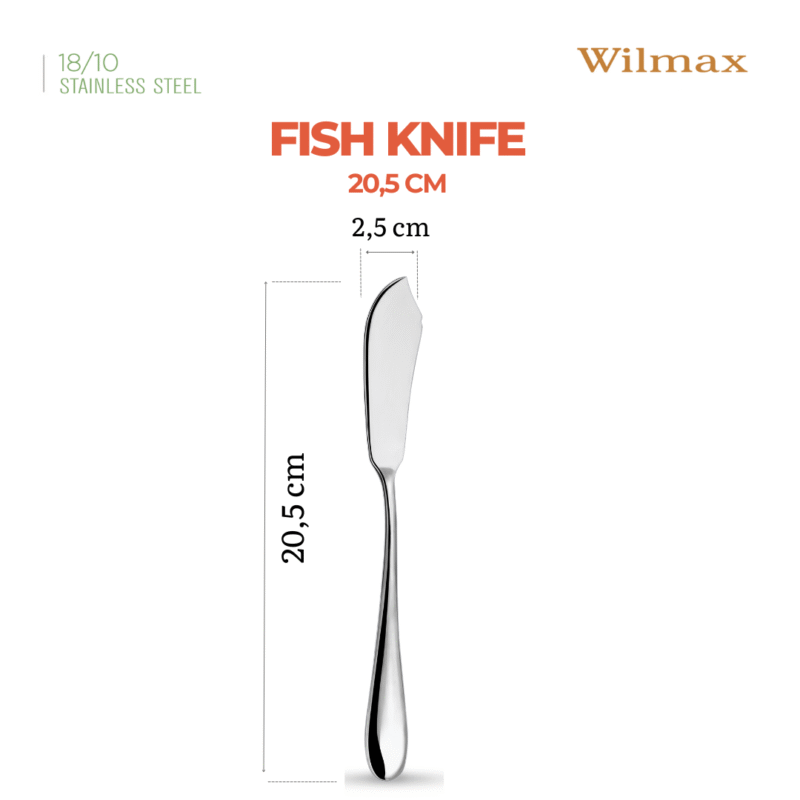 Nóż do ryb 20,5 cm zestaw 2 sztuki WL-999109/2B