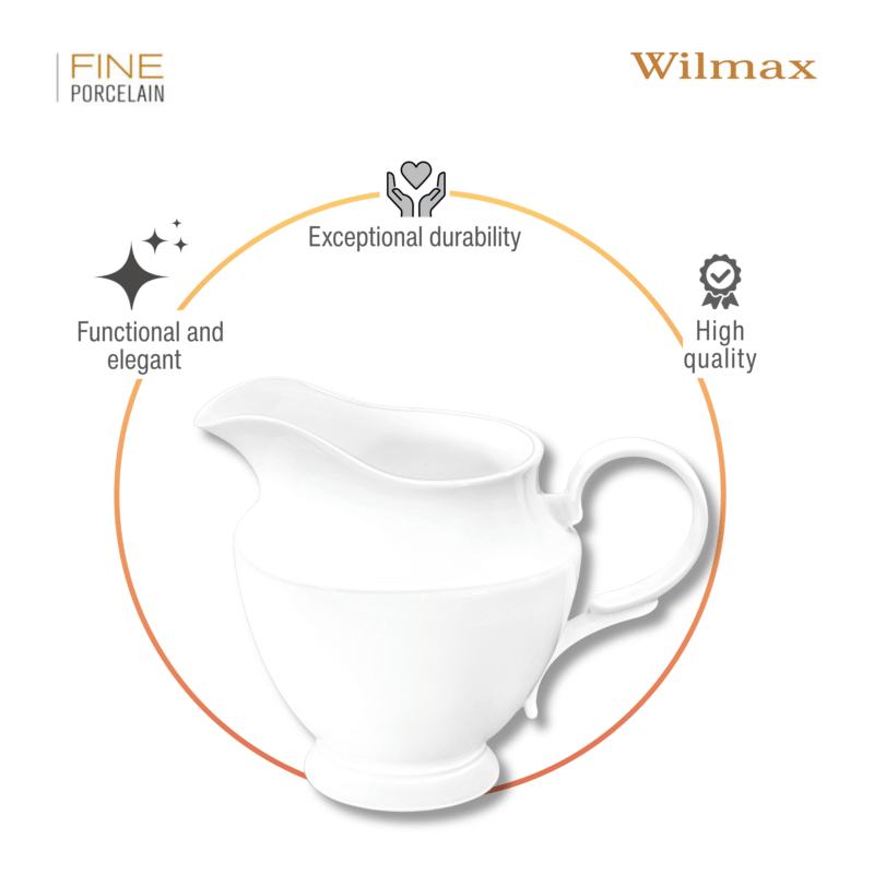 Dzbanek biały porcelanowy 1700 ml WL-995031/1C