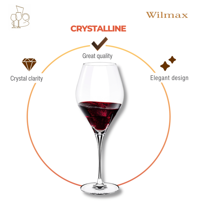 Kieliszek do wina 440 ml zestaw 2 sztuki WL-888045/2C