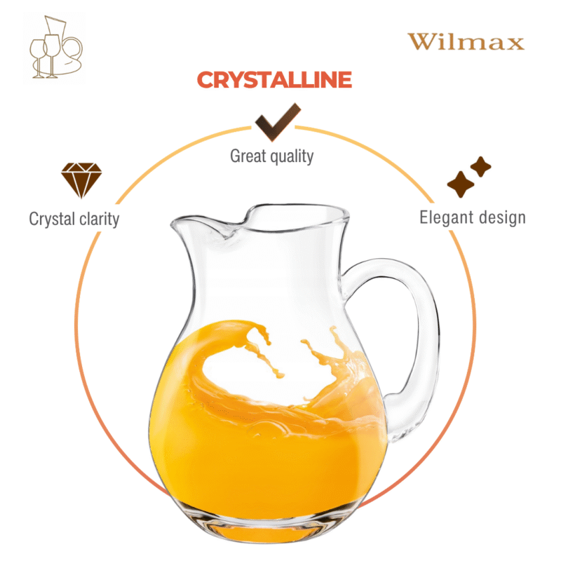 Dzbanek szklany 1000 ml WL-888370/1C