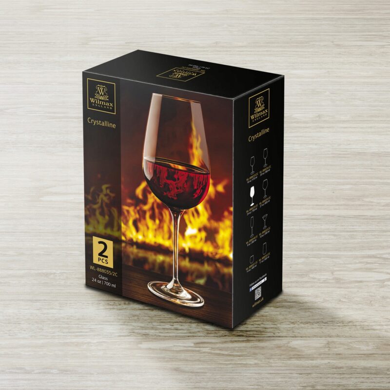 Kieliszek do wina 700 ml zestaw 2 sztuki WL-888035/2C