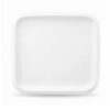 Square platter 31x31 cm, Wilmax white porcelain, Teona collection