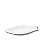 Fish serving platter 31.5x16 cm in Wilmax white porcelain