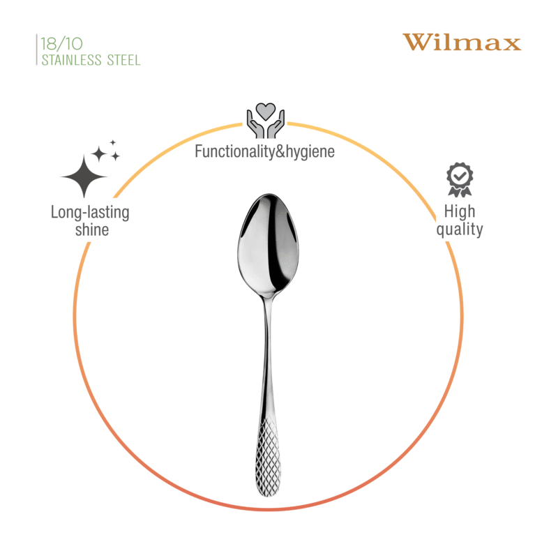 Łyżeczka do herbaty 14 cm zestaw 2 sztuki WL-999203/2B