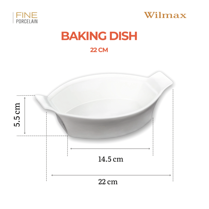 Naczynie do zapiekania 22 cm WL-997009/A