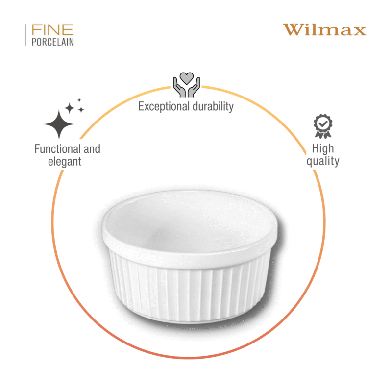 Ramekin do pieczenia 9 x 4 cm 180 ml WL-996134/A