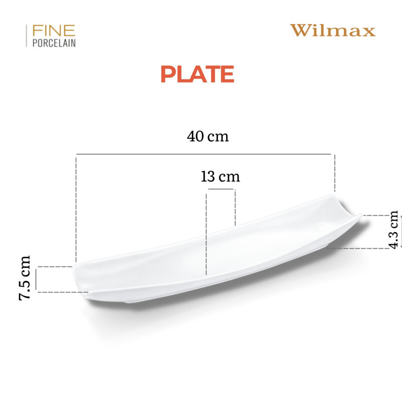 Półmisek 40 cm biały porcelanowy WL-992624/A