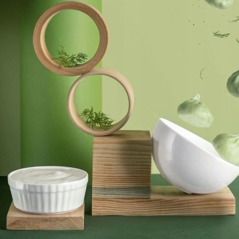 Miseczka na desery i przekąski 9 cm biała porcelanowa WL-996054/A