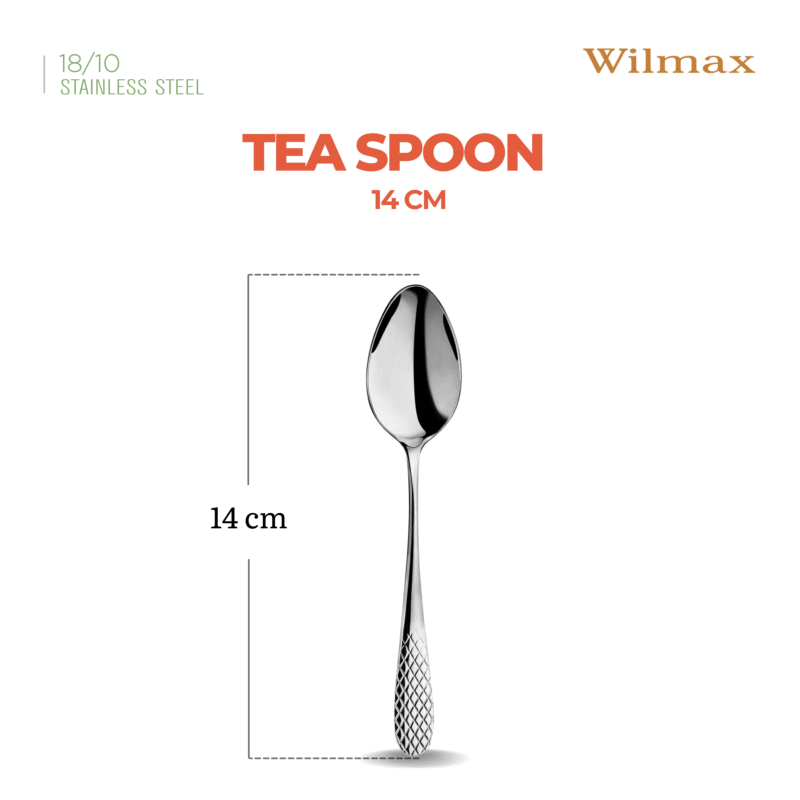 Łyżeczka deserowa 14 cm zestaw 6 sztuk WL-999203/6C