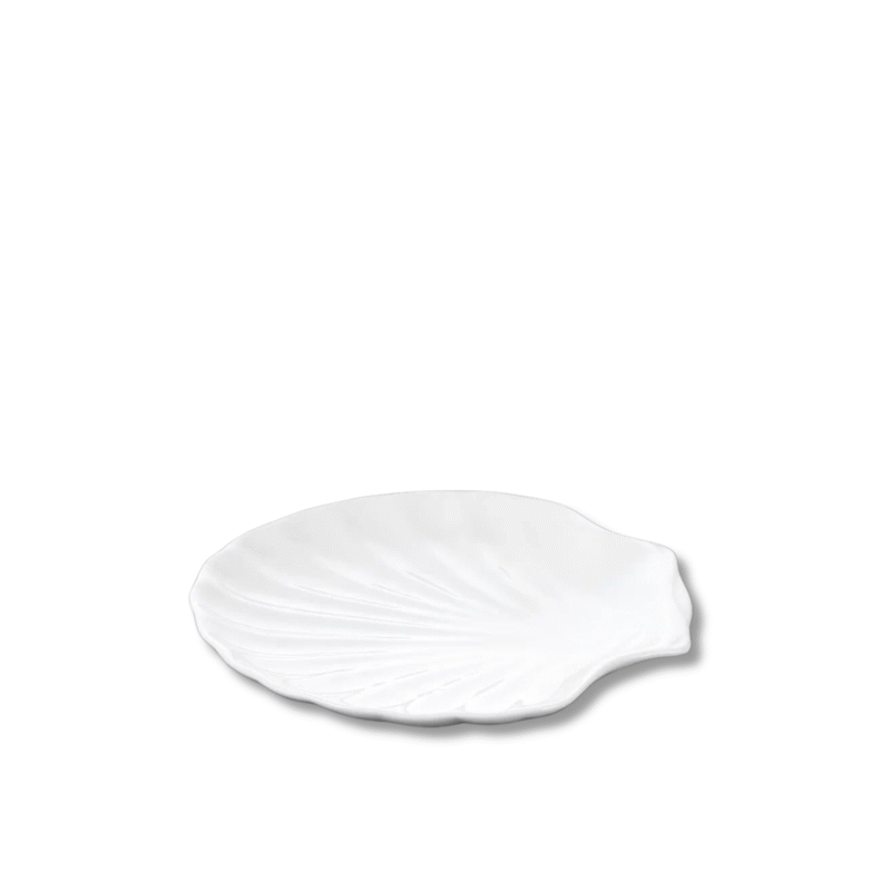 Half-dish Shell 18 cm white porcelain WL-992012/A