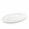 Oval platter 30.5 cm in Wilmax white porcelain