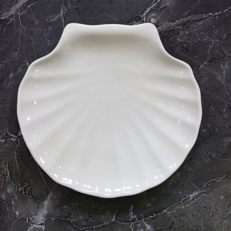 Półmisek Muszla 13 cm biały porcelanowy WL-992010/A