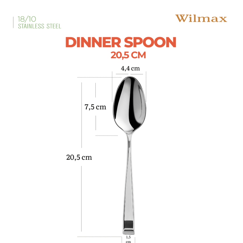 Łyżka obiadowa 20.5 cm WL-999631041/1B