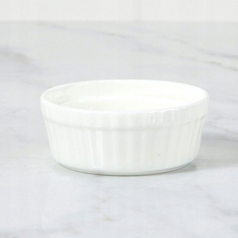 Miseczka na desery i przekąski 9 cm biała porcelanowa WL-996054/A