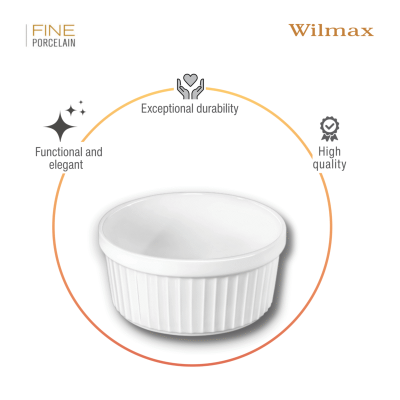 Ramekin do pieczenia 10.5 x 5.5 cm 400 ml WL-996136/A